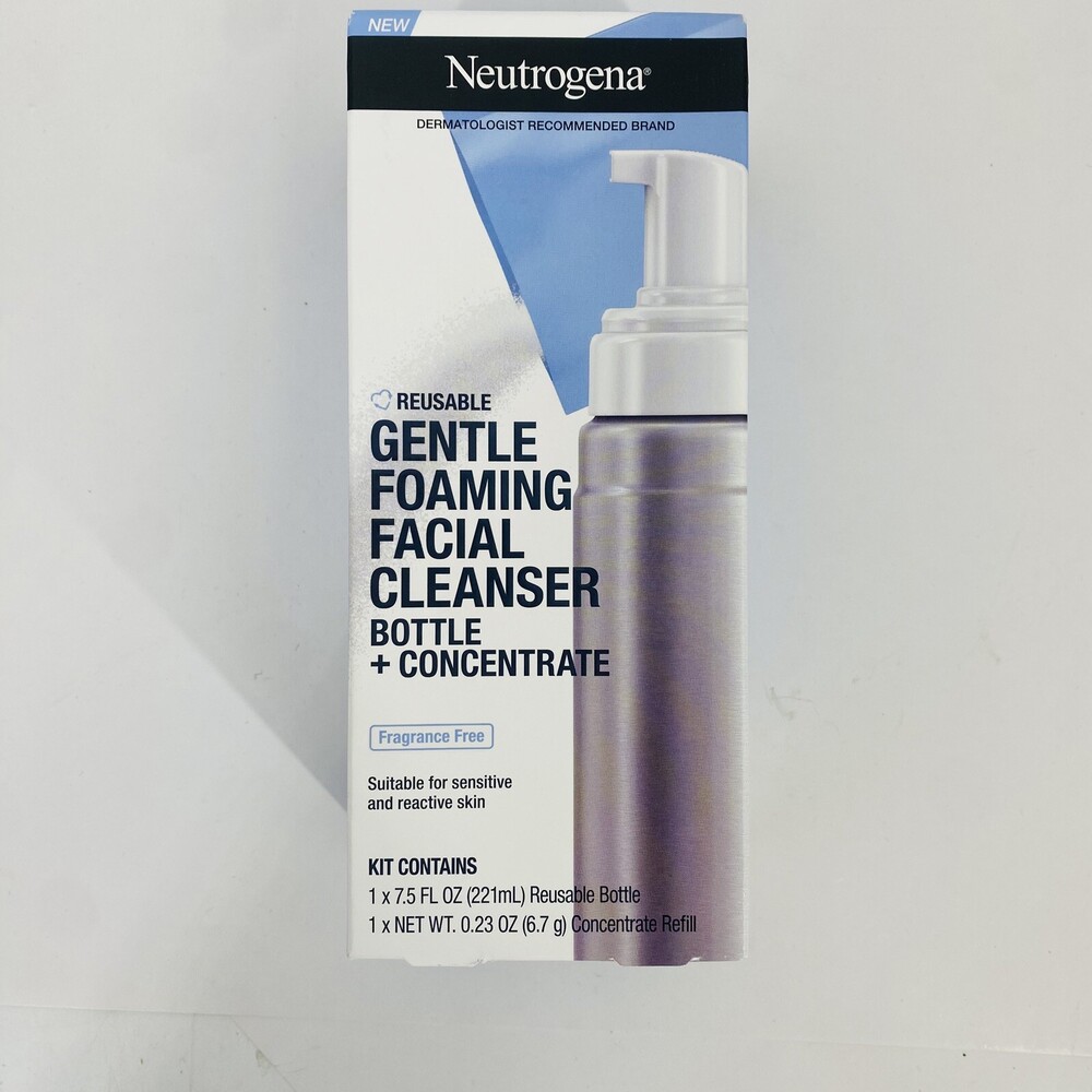 Neutrogena Gentle Foaming Facial Cleanser Reusable Bottle + Concentrate